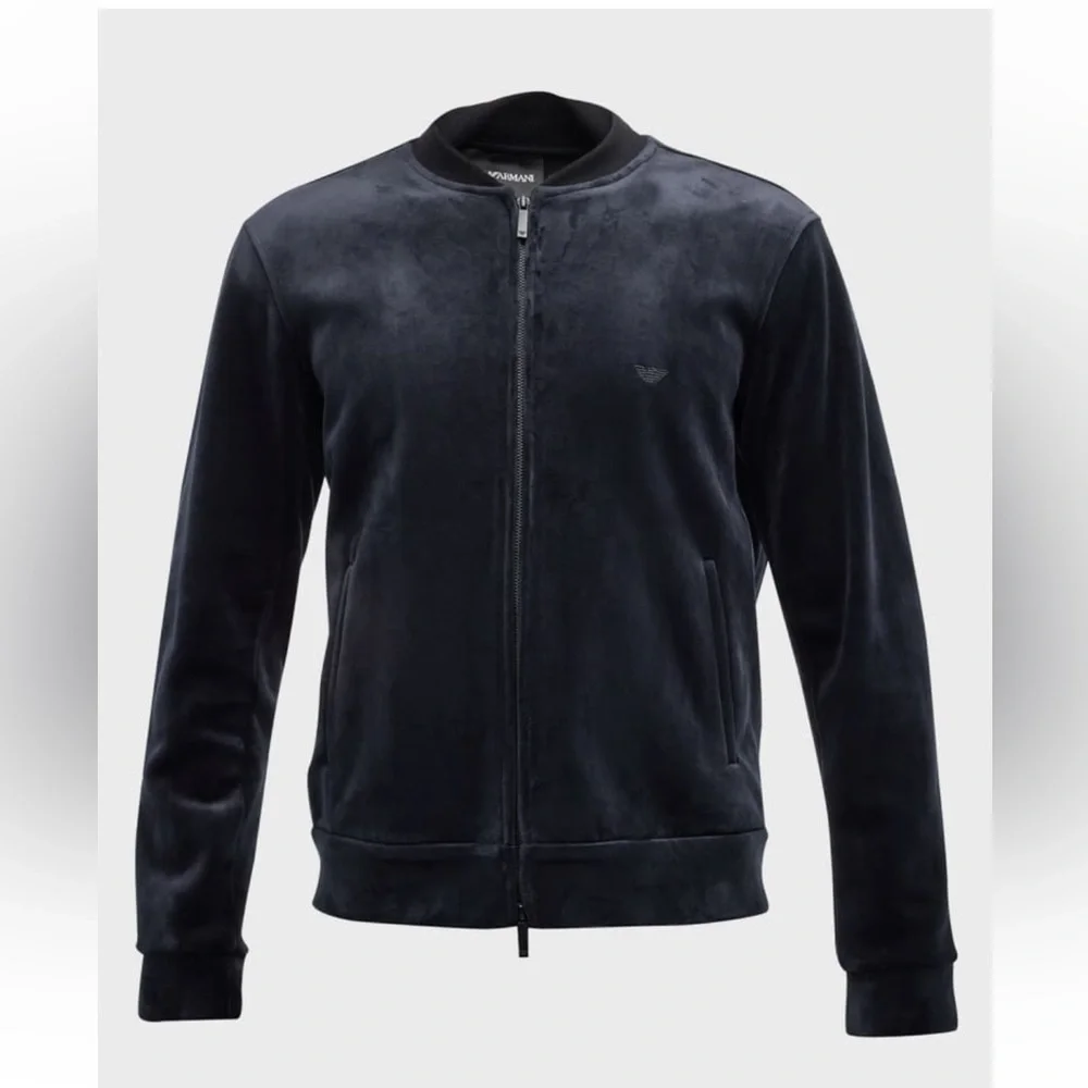 Authentic Emporio Armani velvet full size sweatshirt